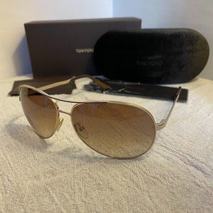 Tom Ford Unisex Charles Aviator Sunglasses